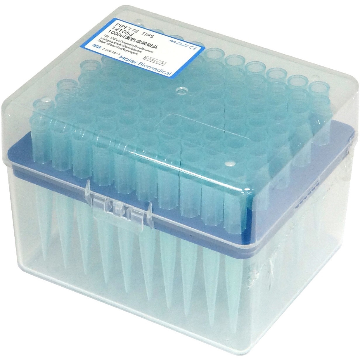 BS-TIP-121053 マイクロピペット用ピペットチップ 10ラック入 滅菌済 bitstrong 容量1000μL スタンダードタイプ   BS-TIP-121053