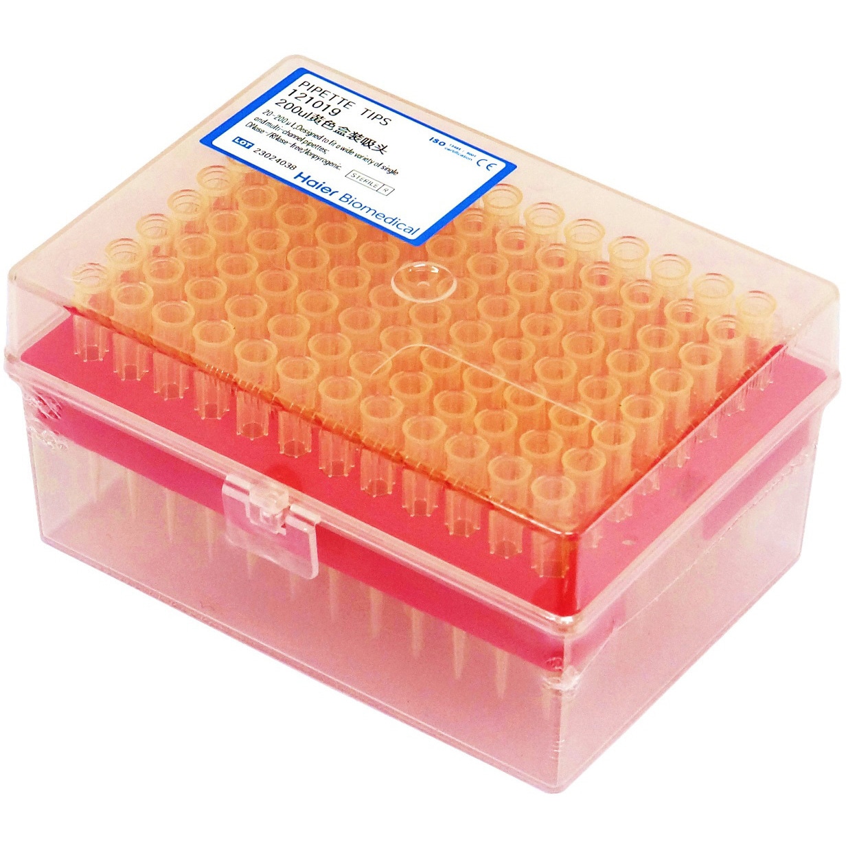 BS-TIP-121019 マイクロピペット用ピペットチップ 10ラック入 滅菌済 bitstrong 容量200μL スタンダードタイプ   BS-TIP-121019
