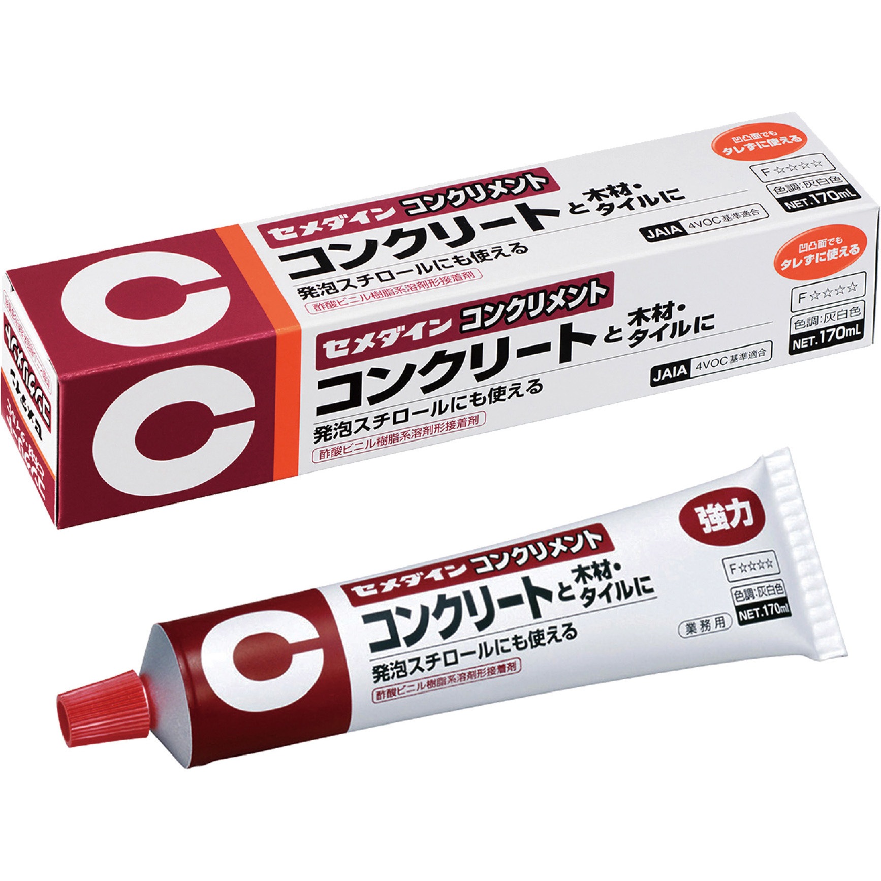 CA-133 コンクリート用接着剤 コンクリメント 1箱(170mL×10本) セメダイン 【通販モノタロウ】