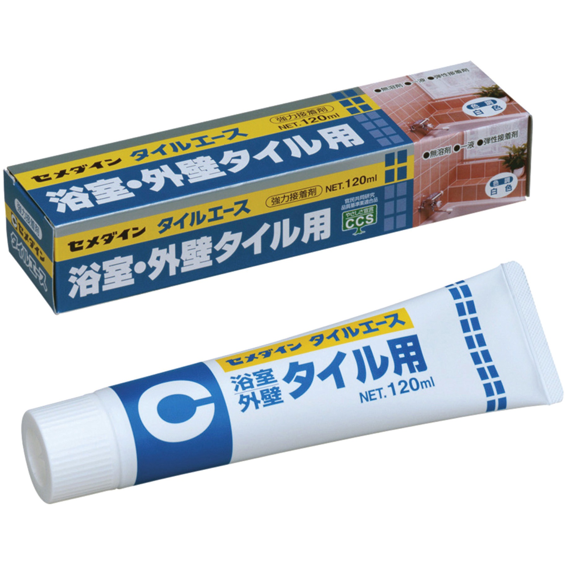 RE-358 浴室・外壁タイル用 タイルエース 1箱(120mL×10本) セメダイン 【通販モノタロウ】