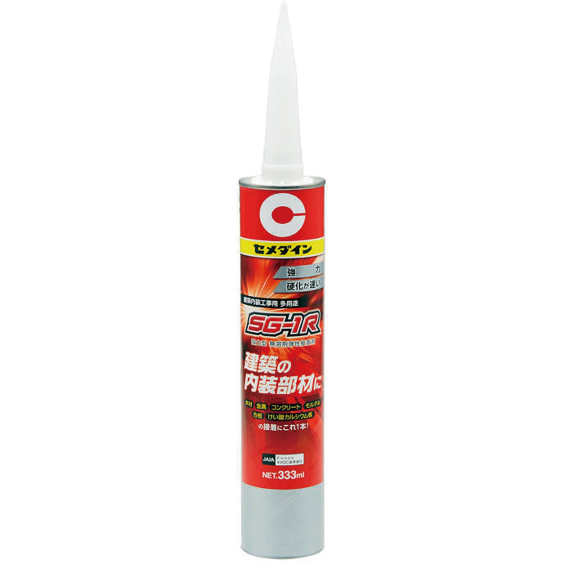 AX-196 建築内装工事用接着剤 SG-1R セメダイン 容量3330mL   AX-196 11,235円