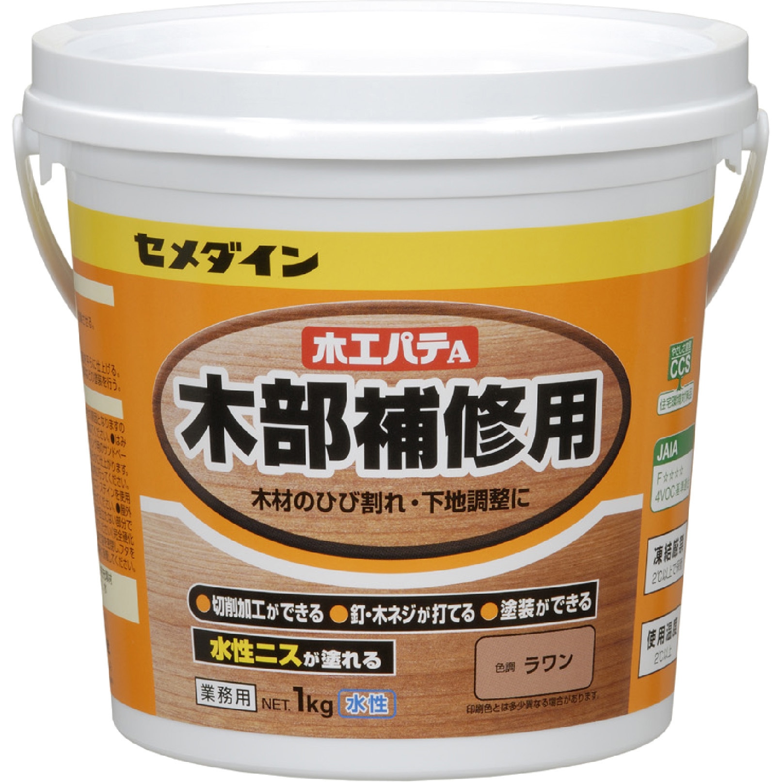 HC-156 木部補修用 木工パテA 1箱(1kg×6本) セメダイン 【通販モノタロウ】 5,656円