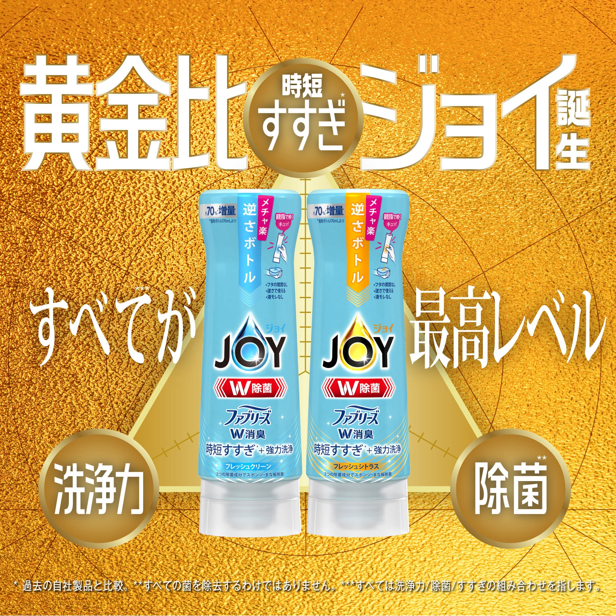 除菌ジョイコンパクトW消臭 逆さボトル P&G 本体 液体タイプ