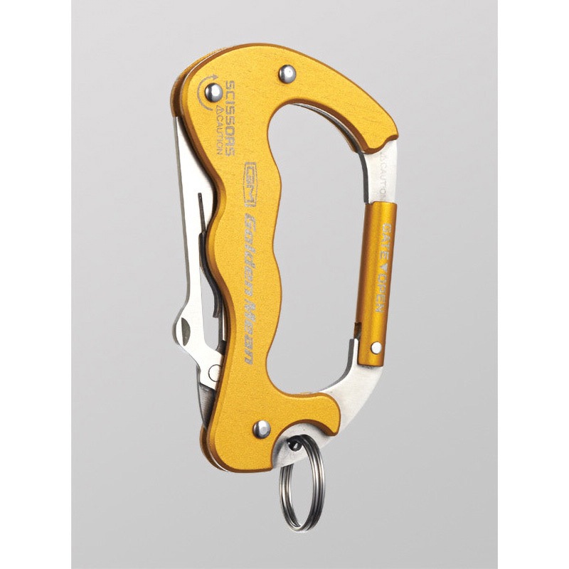 ゴールド GMカラビナシザース 1個 GoldenMean(ゴールデンミーン