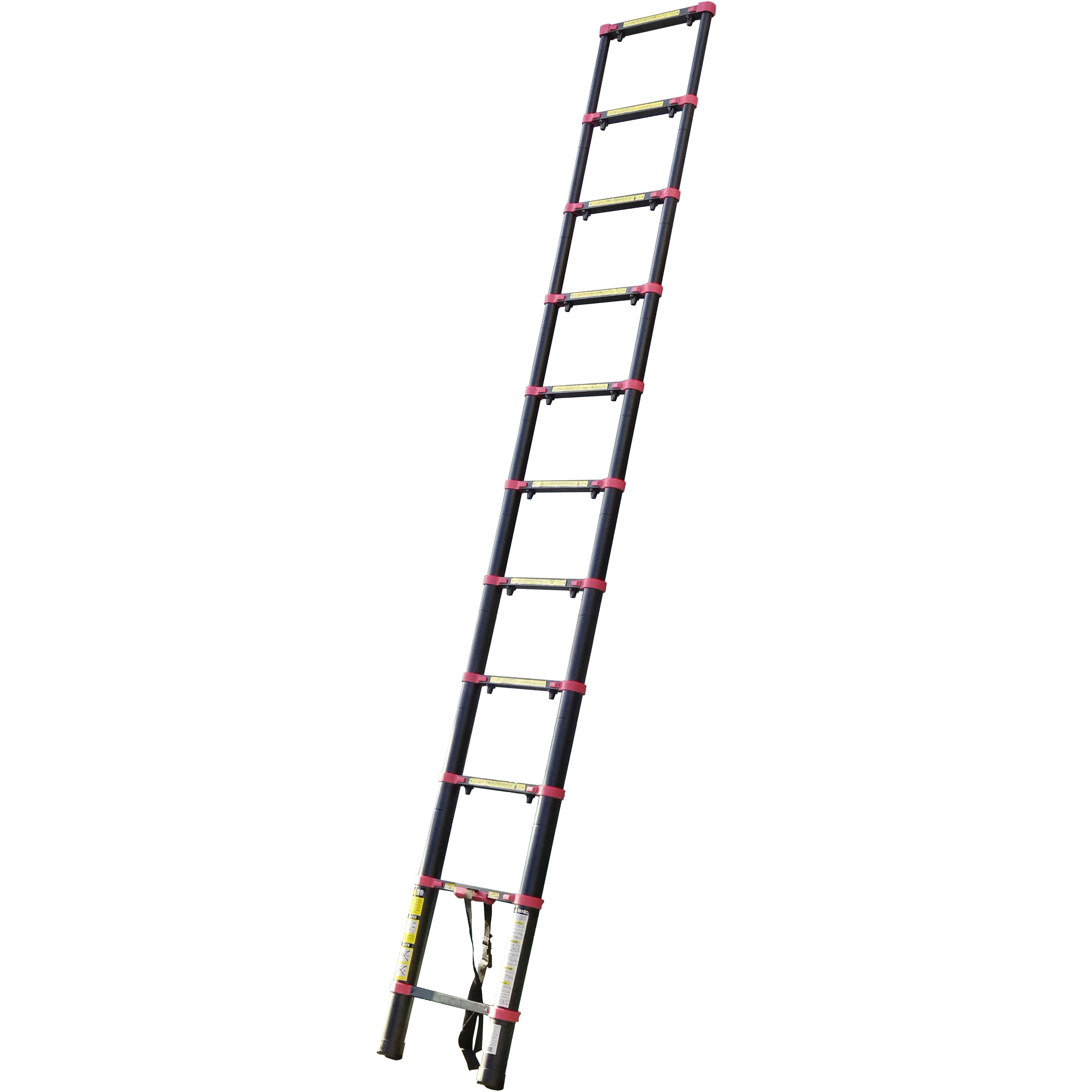 ASH-320BKF アルミ伸縮はしごブラック(フック付) 1台 アルミス 【通販