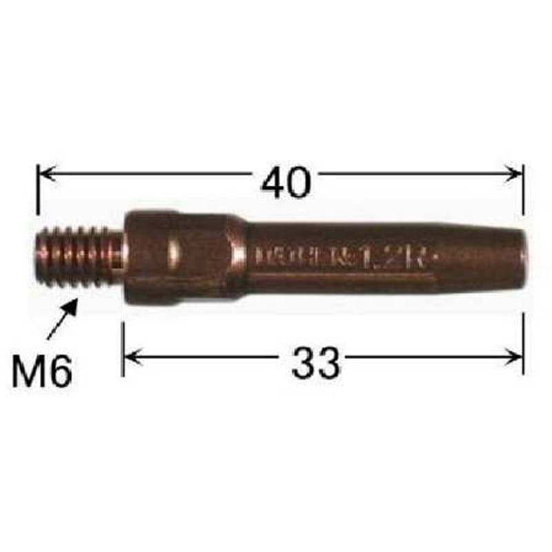 L7250B01 ロボット用チップ ダイヘン ワイヤー径0.8mm 1セット(200個) L7250B01