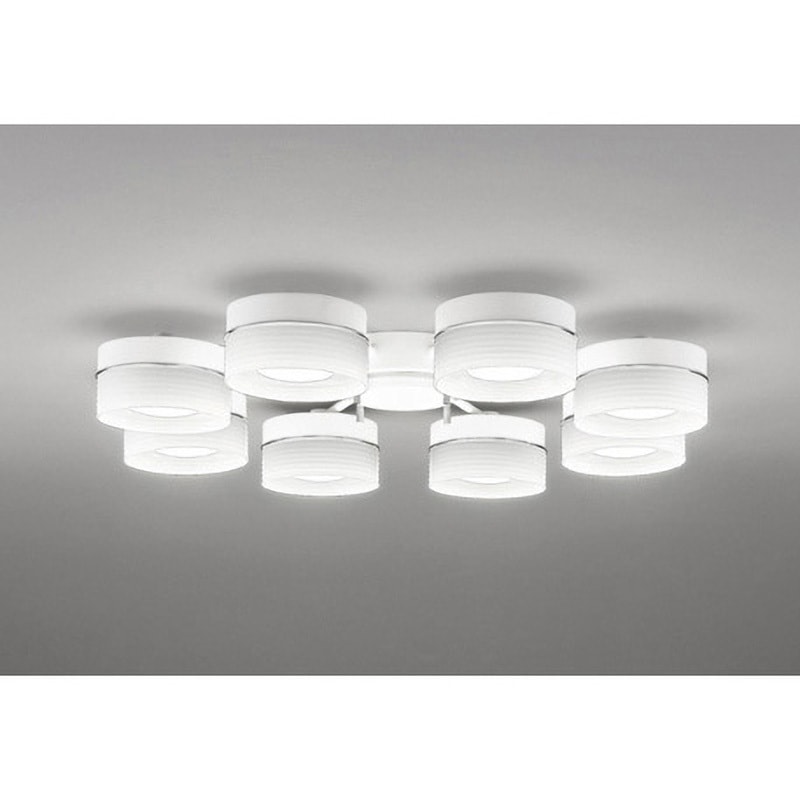 OC257170NR シャンデリア ODELIC(オーデリック) マットホワイト色 適用畳数～10 昼白色 消費電力40W   OC257170NR