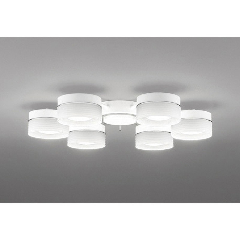 OC257171WR シャンデリア ODELIC(オーデリック) マットホワイト色 適用畳数～8 温白色 消費電力30W   OC257171WR