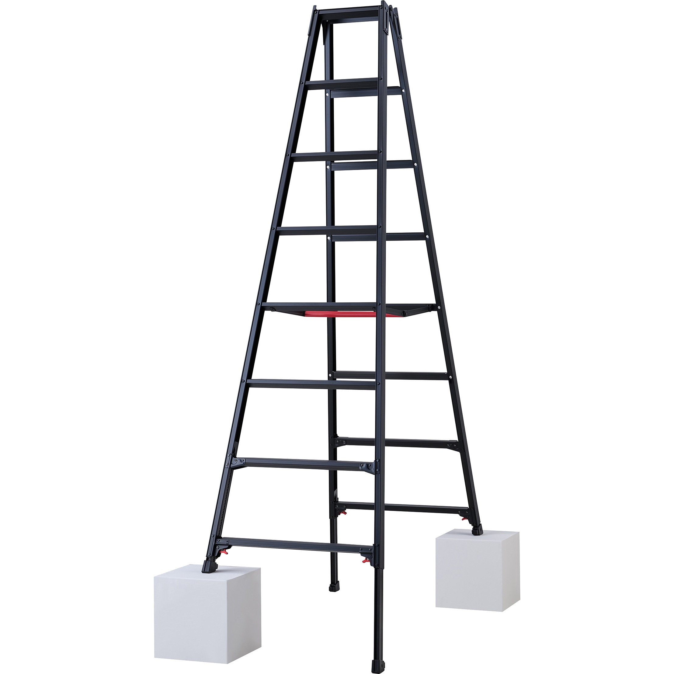 RYZB-24a 伸縮脚立 長谷川工業 天板高さ2.21～2.52m  RYZB-24a