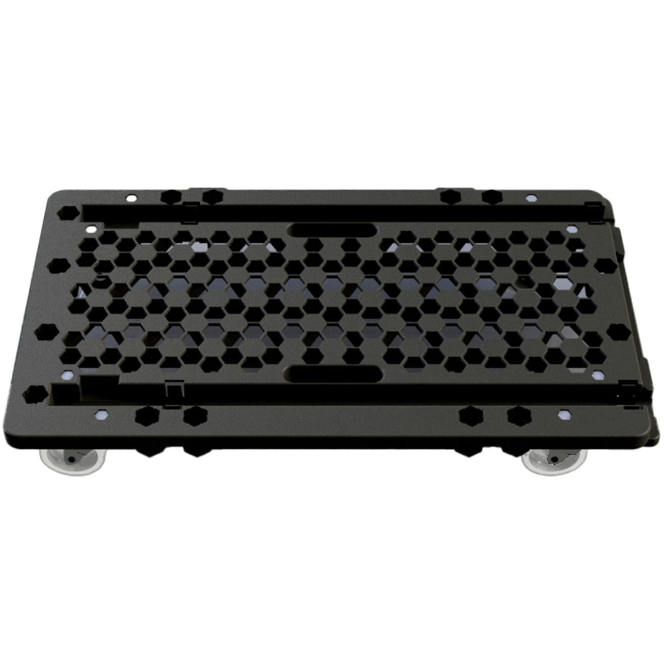 NTC-N75GY×2 ハンドルの位置が変えられるマルチ連結平台車 日東 ナイロンキャスタータイプ  1セット(2台)