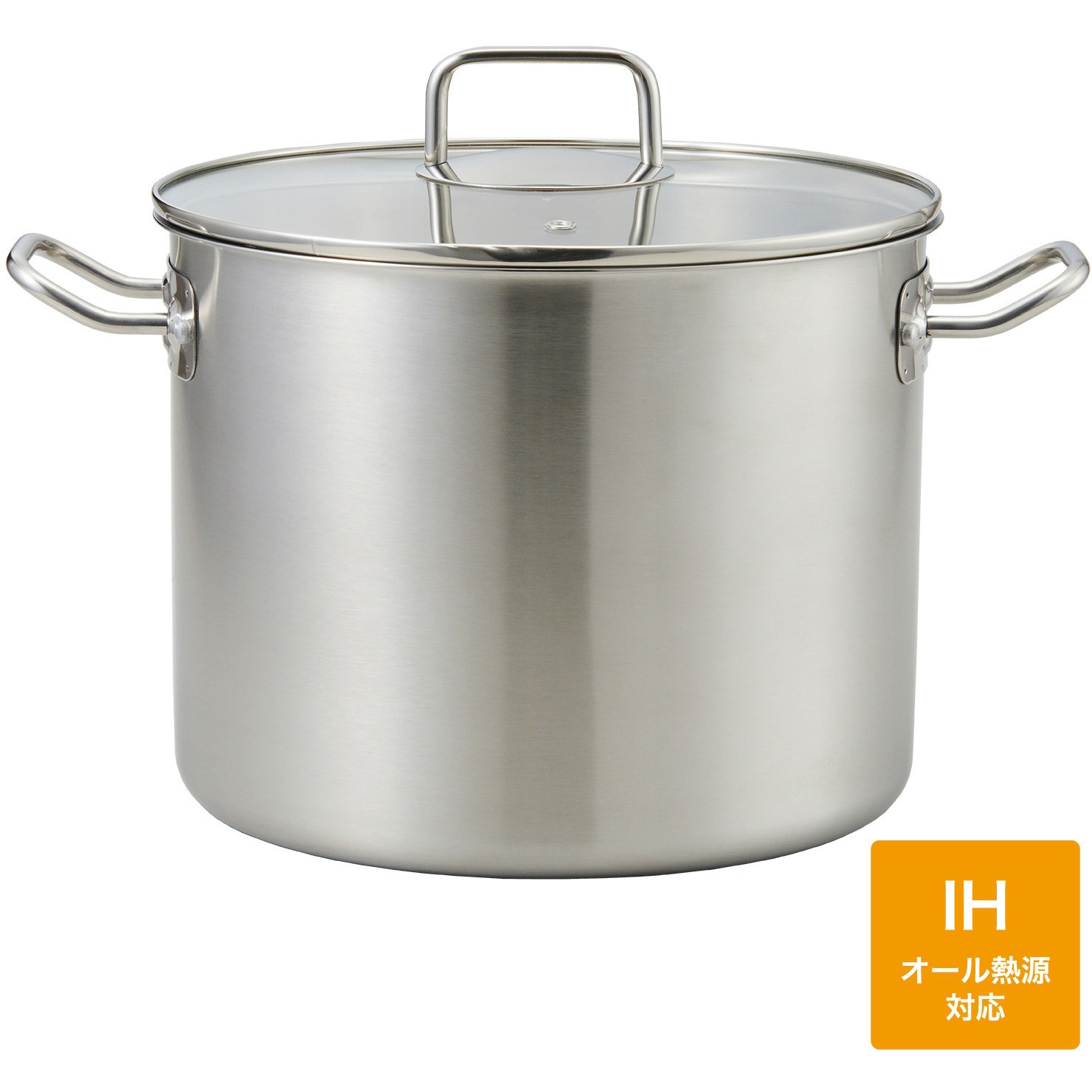 ND-6347 エコーズ 軽くて見えるステンレスストックポット リブプラス サイズ26cm  ND-6347