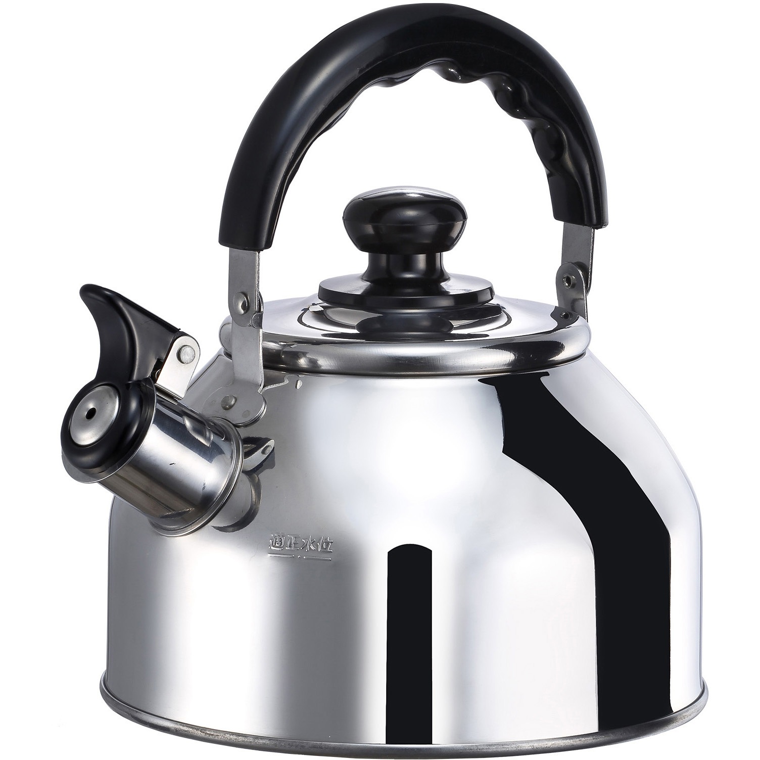 ND-5462 エテルノ ステンレス製笛吹きケトル リブプラス 満水容量2.5L