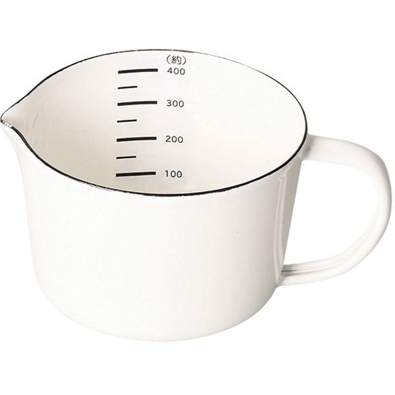 HB-4434 ブランキッチン ホーローメジャーカップ パール金属 容量400mL HB-4434 ブランキッチン ホーローメジャーカップ パール金属 容量400mL