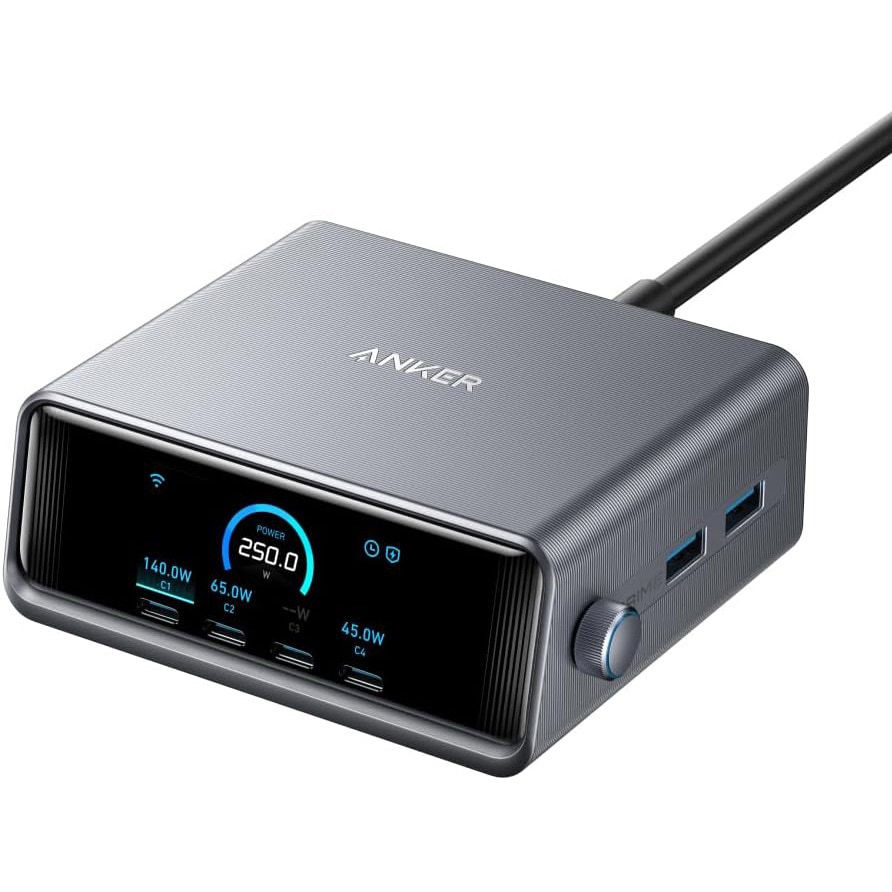 スマホアクセサリー Anker Prime Charger A2345541 A2345541 Anker Prime Charger (250W， 6 Ports， GaN) 1個 Anker