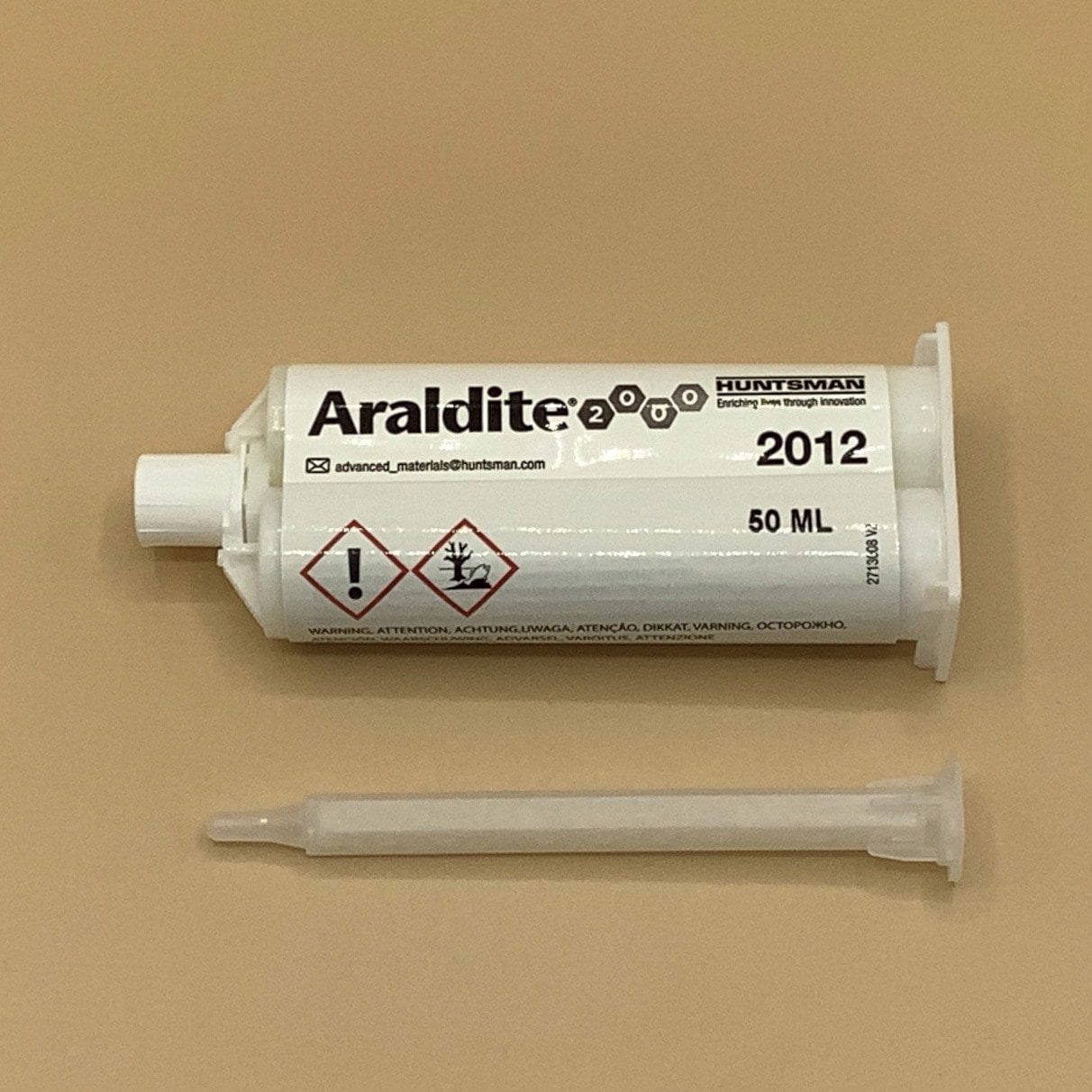 Araldite  2012 (50ml) アラルダイト  2012 2液性エポキシ系速硬化接着剤 アラルダイト(ハンツマン・ジャパン) 可使時間4(25℃  100g)分