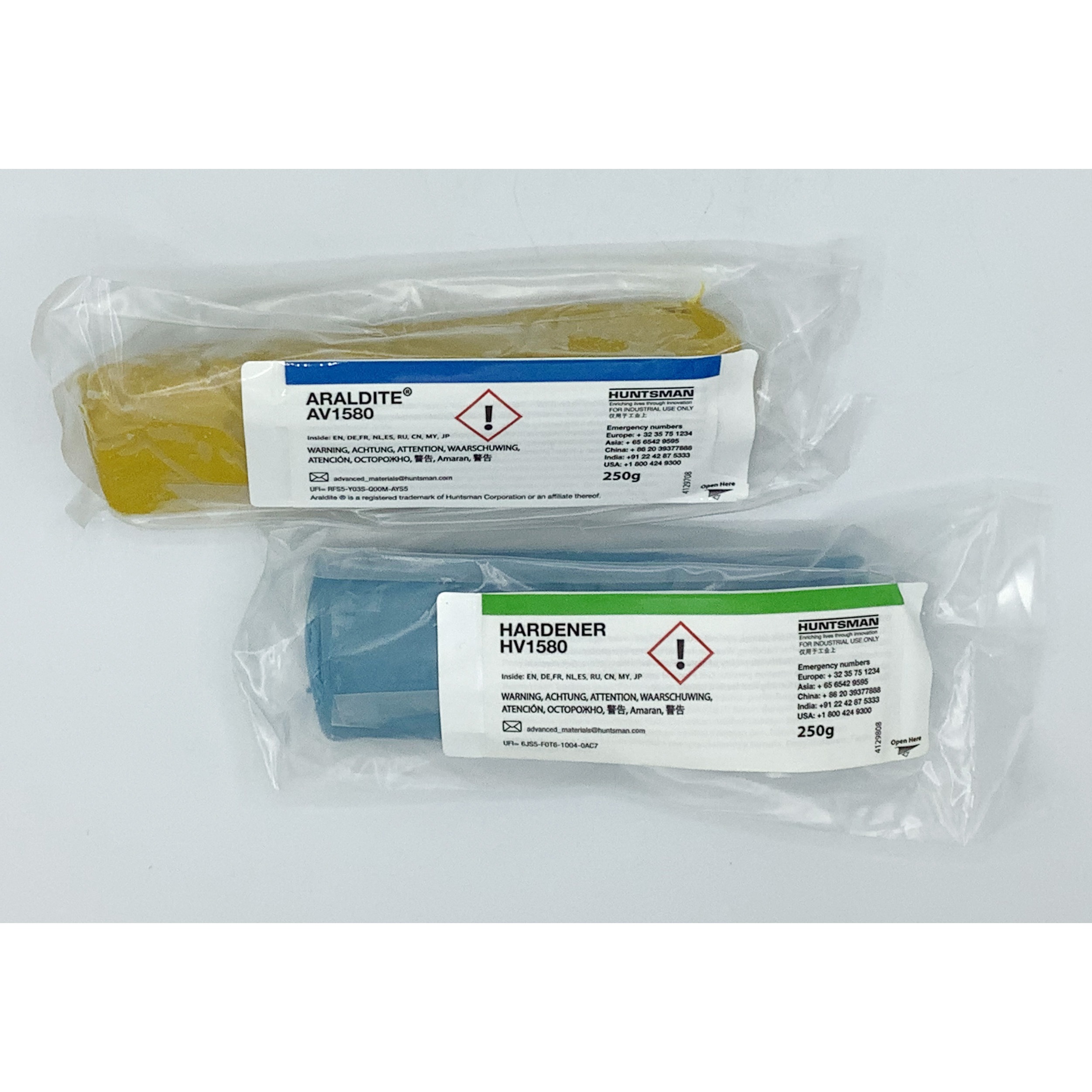 Araldite  AV1580/HV1580 アラルダイト  AV1580/HV1580 エポキシ・パテ(500gセット) 1箱(500g×10セット) アラルダイト(ハンツマン・ジャパン) 【通販モノタロウ】