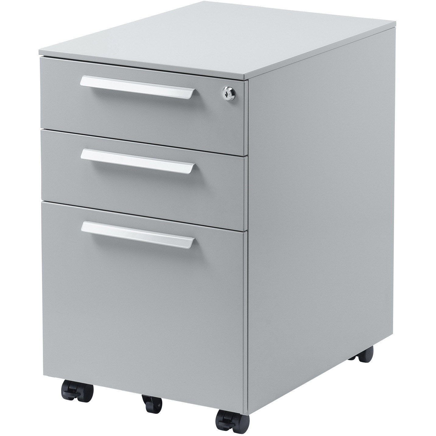 SNW-106GY キャビネット サンワサプライ 3段 グレー色 鍵:有(番号/601～800) 幅390mm高さ600mm  SNW-106GY