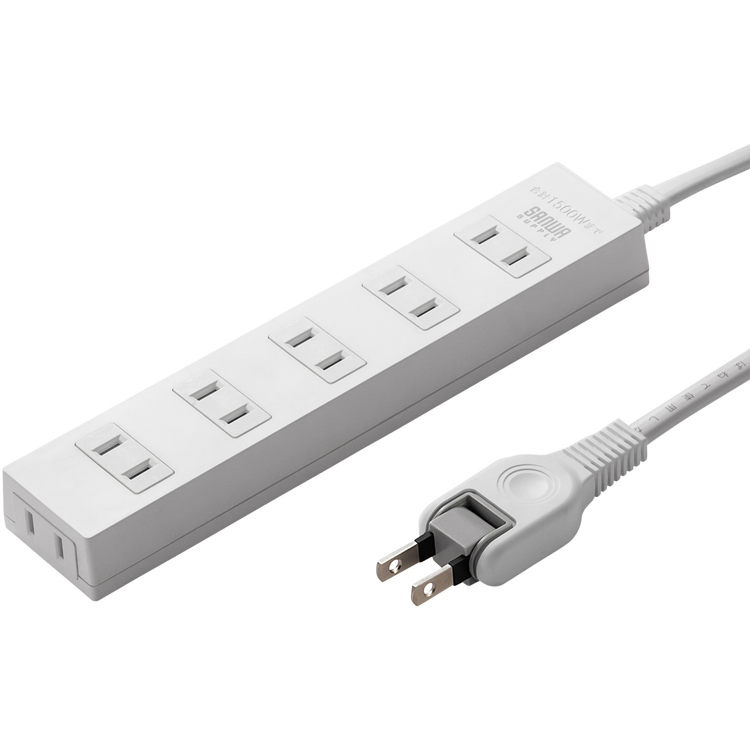 TAP-TSH62N2 電源タップ_火災予防機能付き サンワサプライ 2P/ノーマル