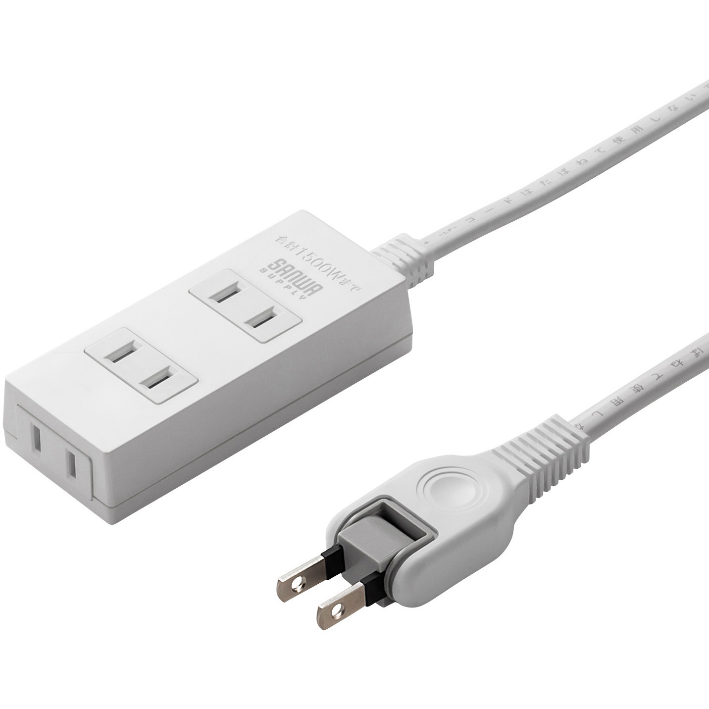 TAP-TSH35N2 電源タップ_火災予防機能付き サンワサプライ 2P/ノーマル