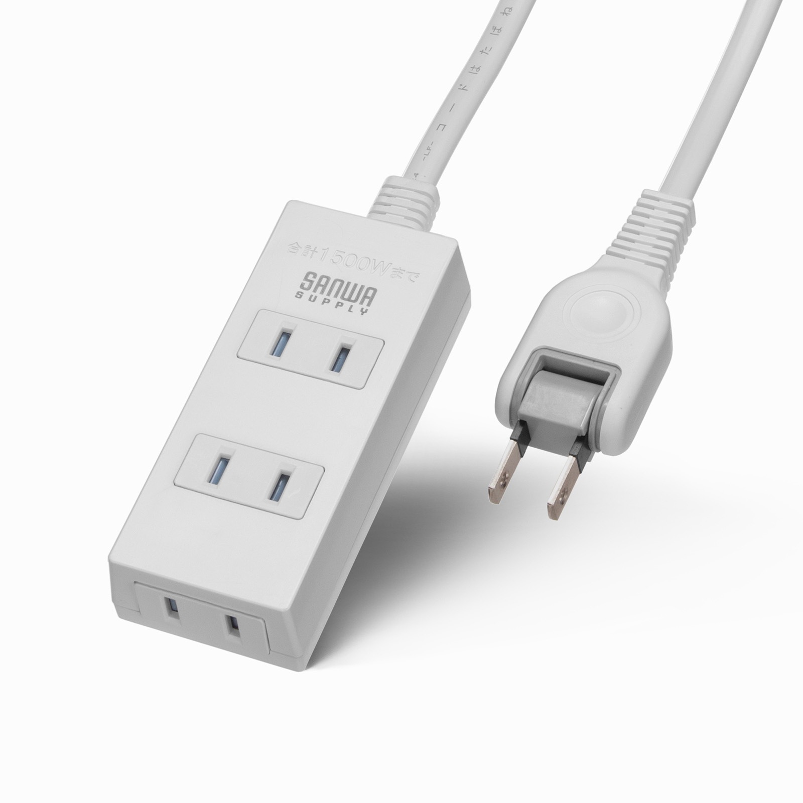 TAP-TSH35N2 電源タップ_火災予防機能付き サンワサプライ 2P/ノーマル