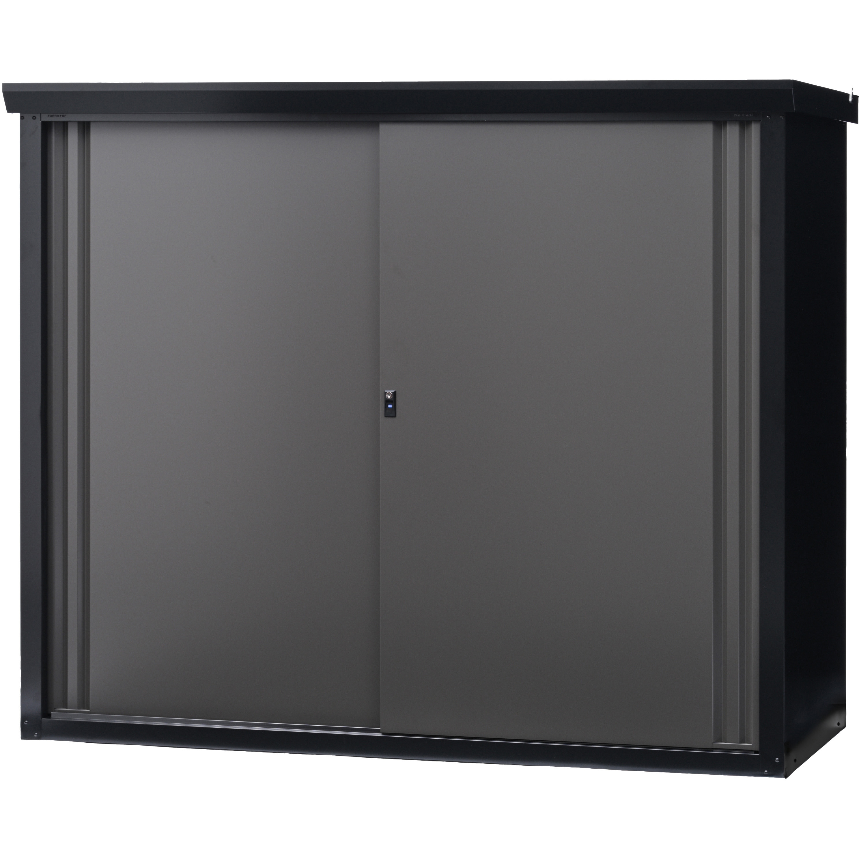 SRM-1815(BK，AGY) ファミリー物置ダシーレ グリーンライフ 引き戸 間口(約)1850mm奥行820mm高さ(約)1530mm