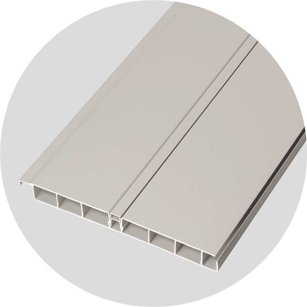 GC02GS セキスイデッキ材 エスロン グレーシルバー色 1組(2750mm×3本