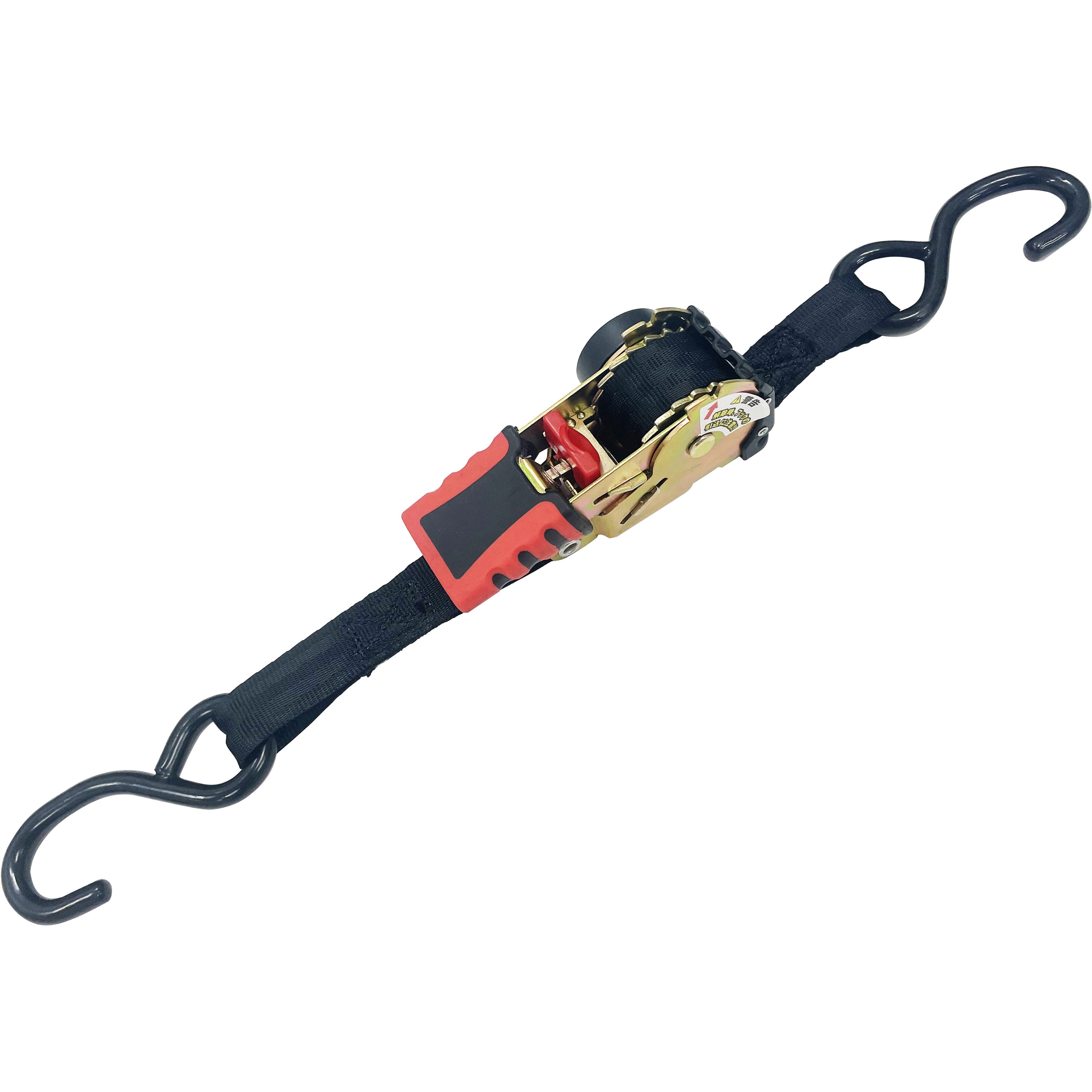 RTA-2518S ラチェット式荷締機自動巻 SK11 ブラック ベルト幅25mm RTA