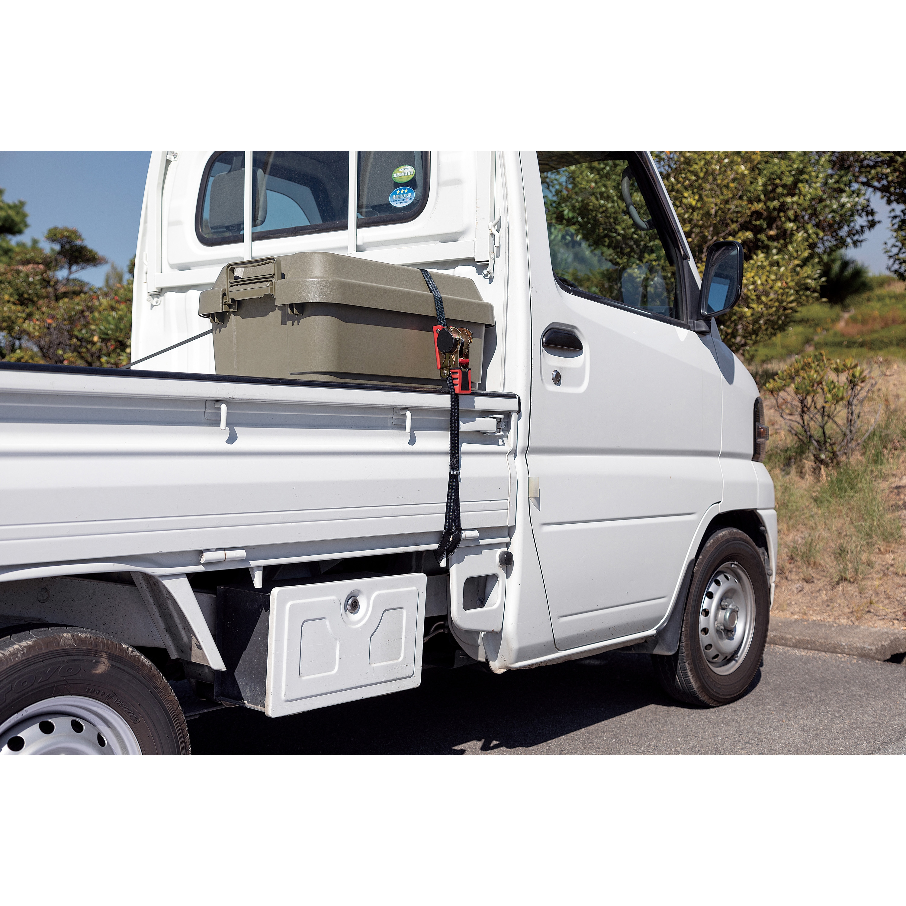 RTA-2530E ラチェット式荷締機自動巻 SK11 ブラック アイ形 ベルト幅