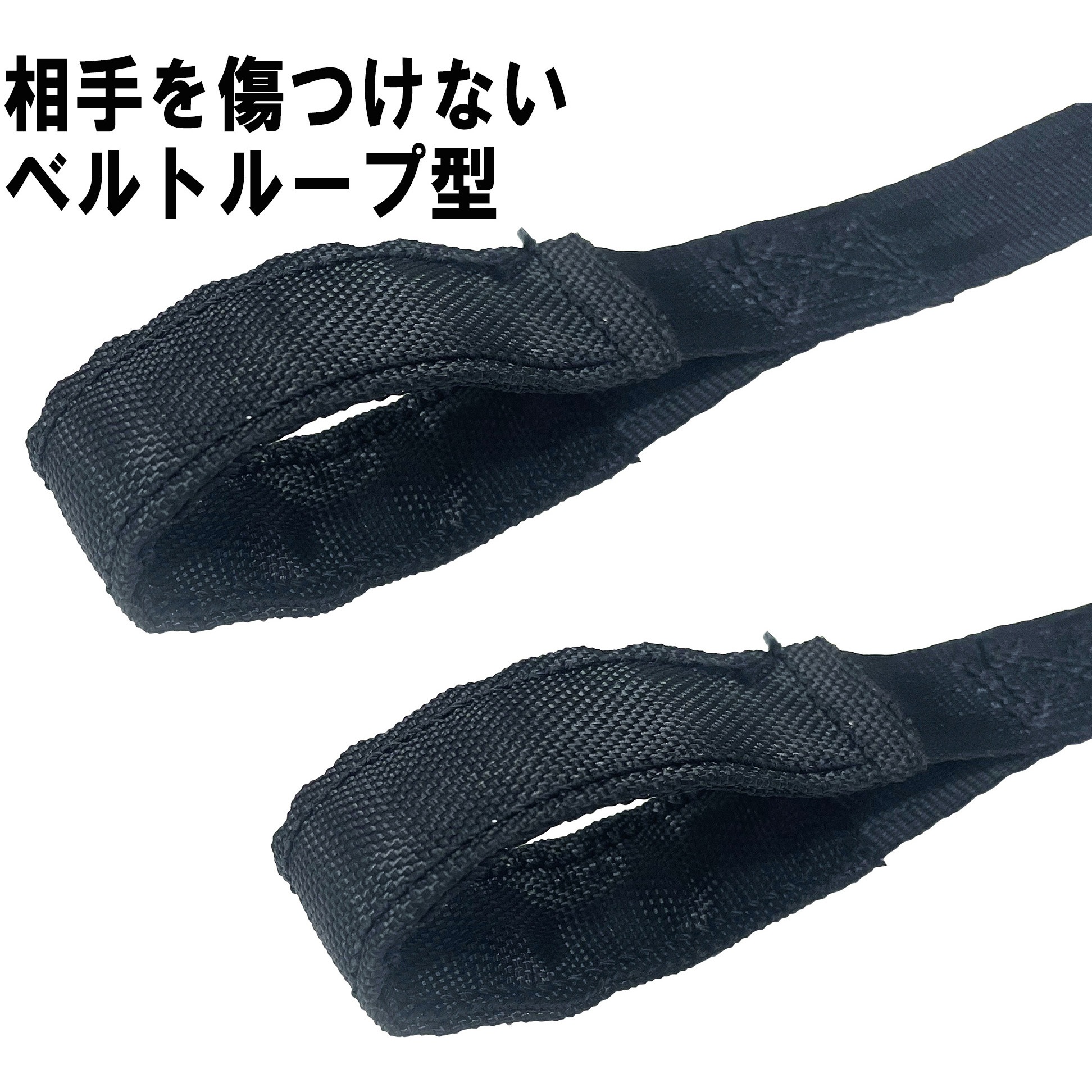 ラッカゴスペル　調整パーツ＆3重スリーブ付き TB-325W 荷役 荷締機 2pcs.ラチェット式荷締めベルト Jフック付 5m