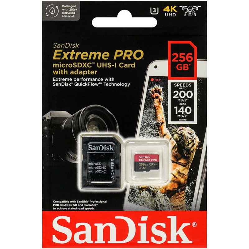 4K 対応　マイクロsd カード　microSD 256GB エクストリーム新品 microSDカード 256GB 高速＆永久保証 世界2位Hynix系ブランド