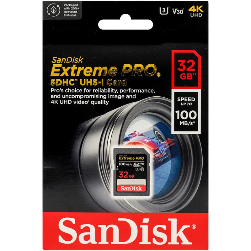 SDSDXXO-032G-GN4IN SDHCカード 32GB Extreme PRO UHS-1 U3 V30