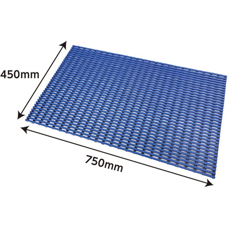 ASK4575BL スノコ 安全スノコマット 45cm×75cm カーボーイ ブルー色   ASK4575BL