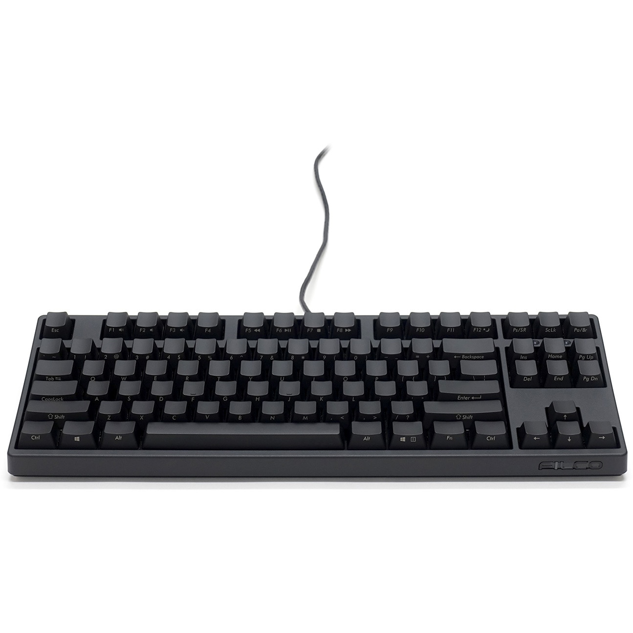 FKBN87M/EFMB3 Majestouch 3 NINJA テンキーレス PBTキーキャップ 英語配列 茶軸 FILCO(ダイヤテック/DIATEC) インターフェイスUSB/PS2 有線 ブラック色