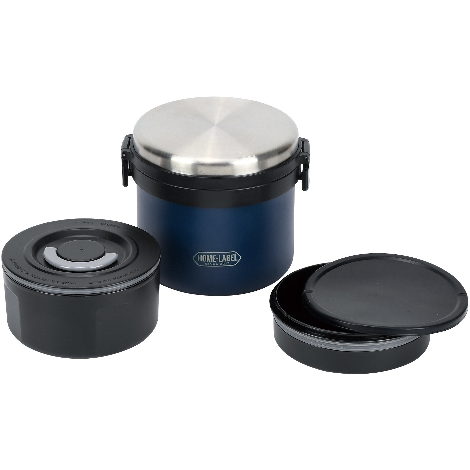 HB-5666 ホームレーベル 全真空ステンレスランチジャー パール