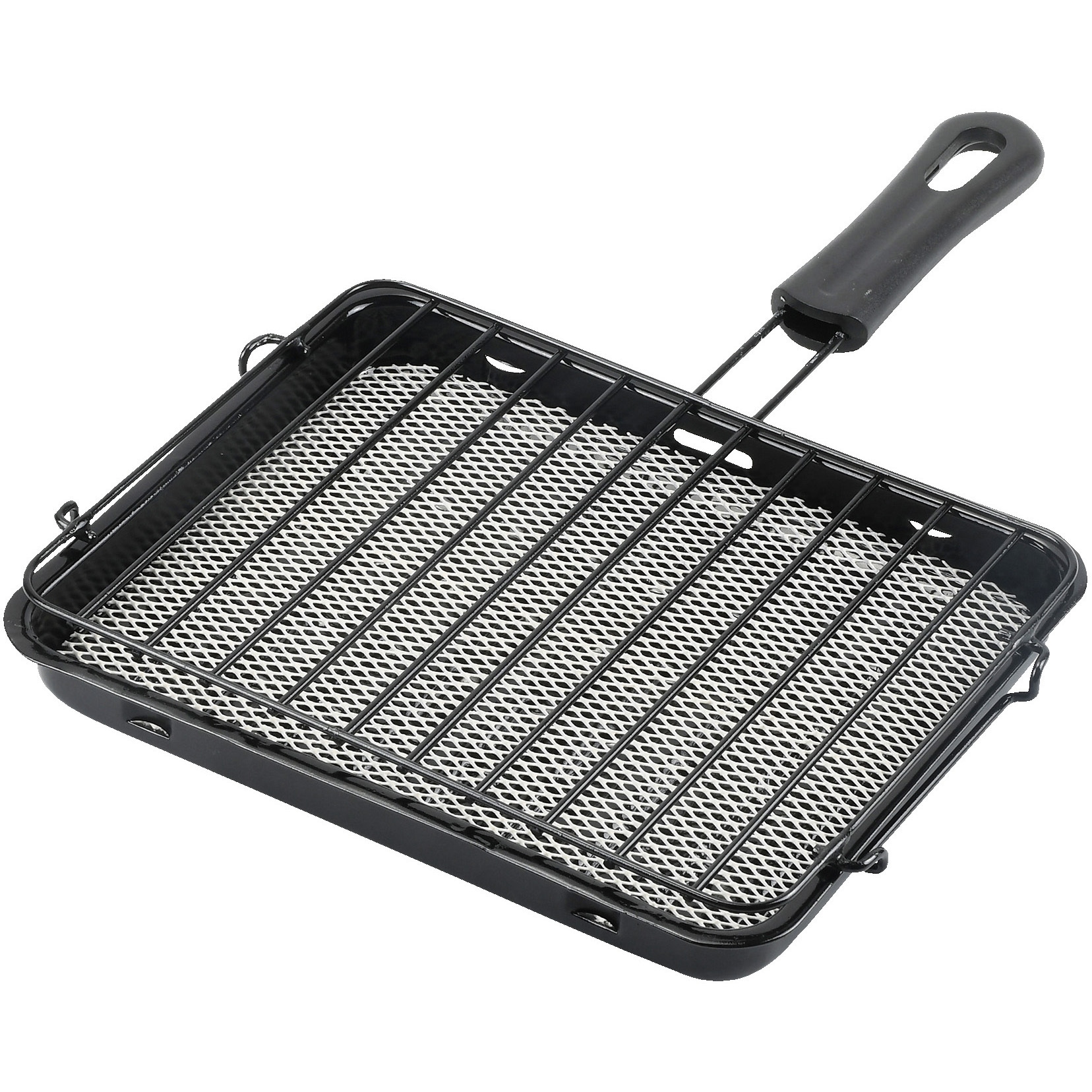 HB-6033 ホットグリル ストレート魚焼(セラミック入) 1個 パール