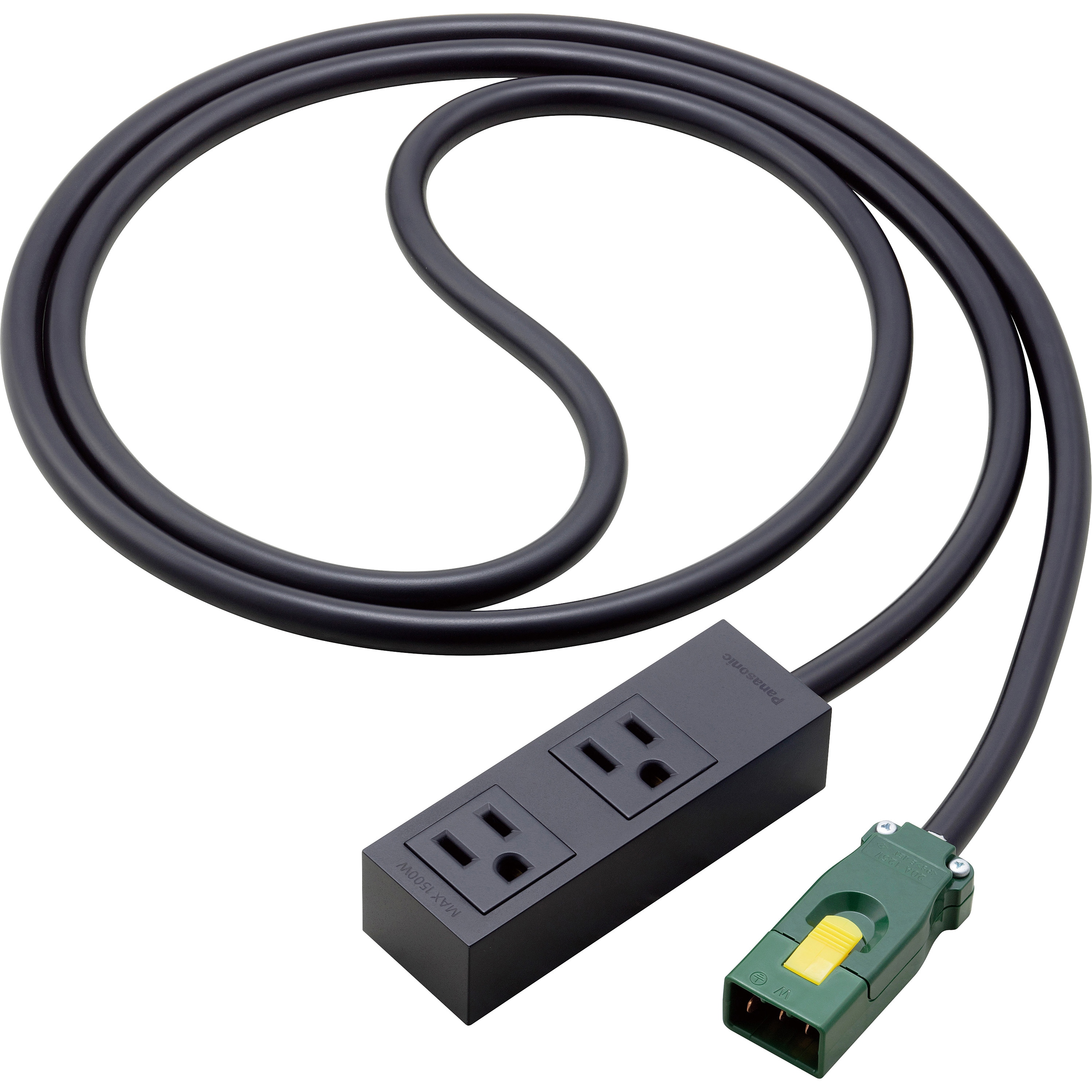 WFS6532MB ハーネス用S-OAタップ キャプタイヤケーブル付 マグネット付 接地2P 15A 125V 2コ口 Panasonic(パナソニック) コード長3m  WFS6532MB