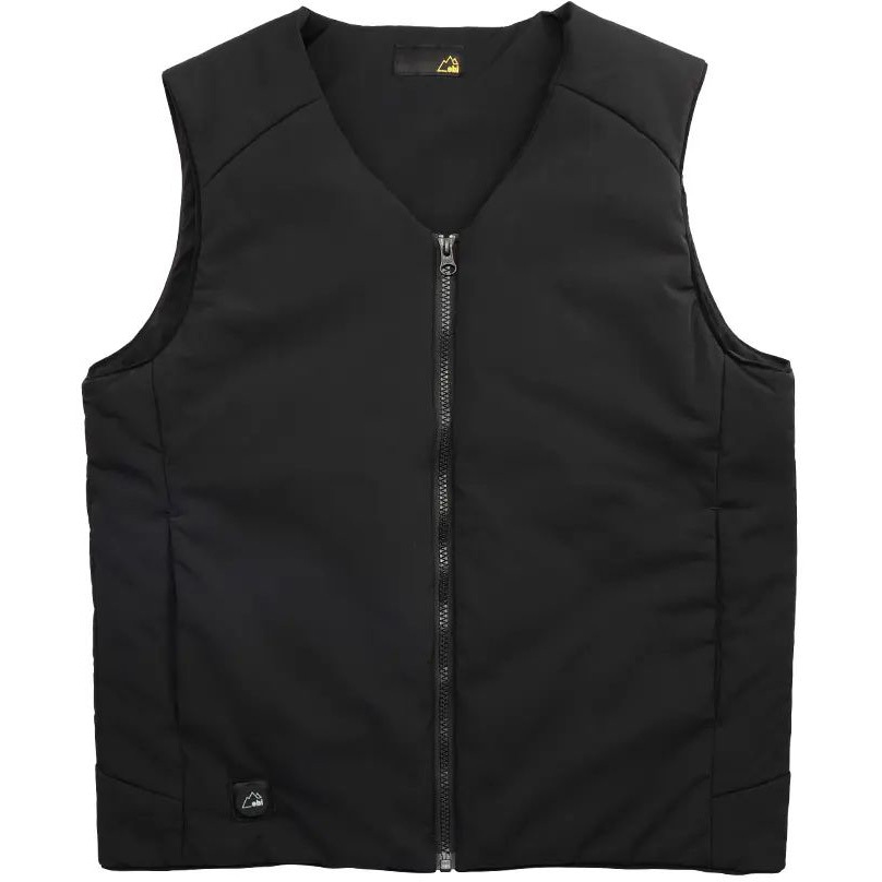 OWL-HTB01L-BK ebiブランド 丸洗い洗濯可能 薄いのに暖かい ヒーティングベスト Lサイズ OWLTECH(オウルテック) 発熱/防寒