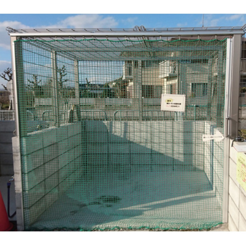 NET-K 【オーダー】 防鳥・防犯ネットカーテン&カーテンレールセット