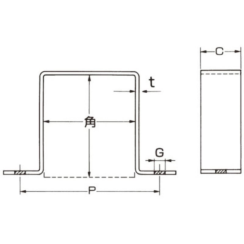 ステンＨＳ（アンスコ（ヒラサキ 材質(ステンレス) 規格(8X10) 入数(1000) ステンハイパー角鏝0.4ミリ[1846]