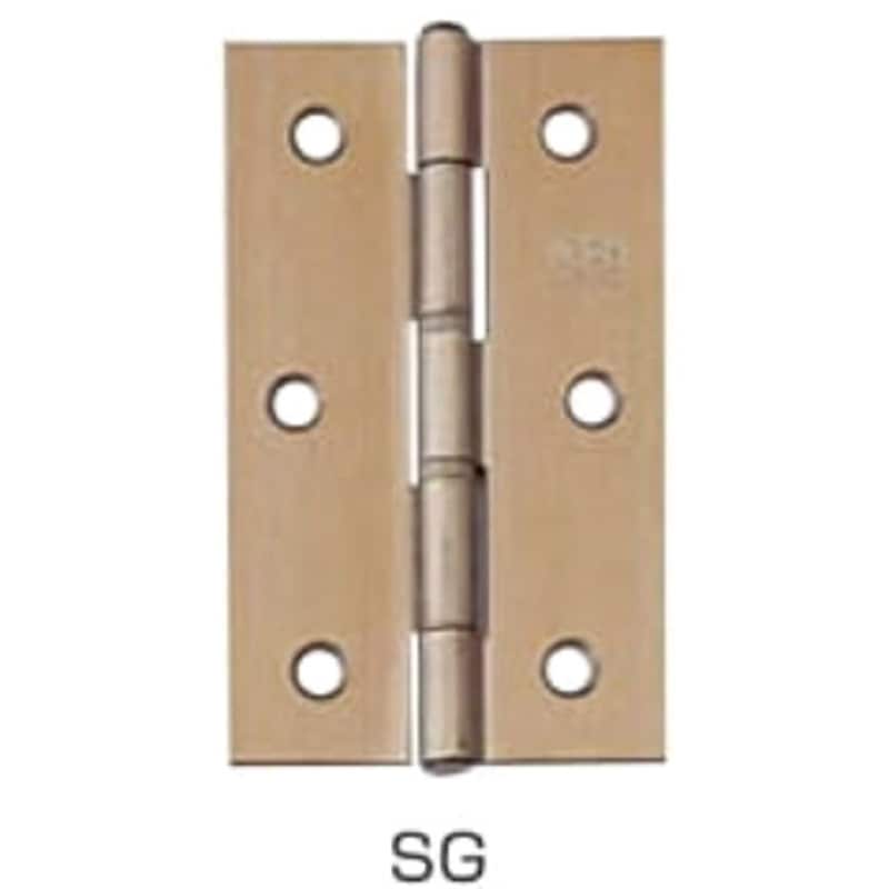 No.4520-102SG No.4520 ステンレス中厚丁番 サテンゴールド ニシムラ 横66.5mm縦102mm 1箱(10枚)