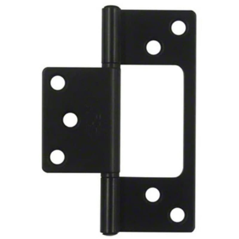 No.4300-64BL No.4300 ステンフラッシュ丁番 黒艶消し ニシムラ BL(ブラック) 横38mm縦64mm 1箱(20枚)