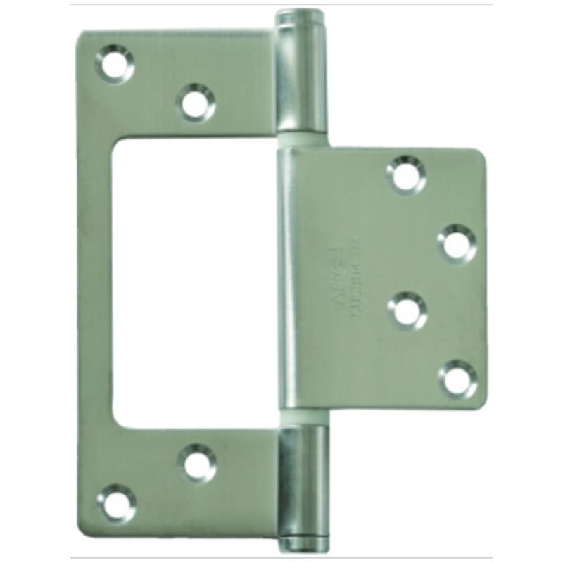 No.3300DX-102HL No.3300 ステンDXフラッシュ丁番(義星付)SUS304 ニシムラ HL(ヘアーライン研磨) 横82mm縦102mm 1箱(10枚)