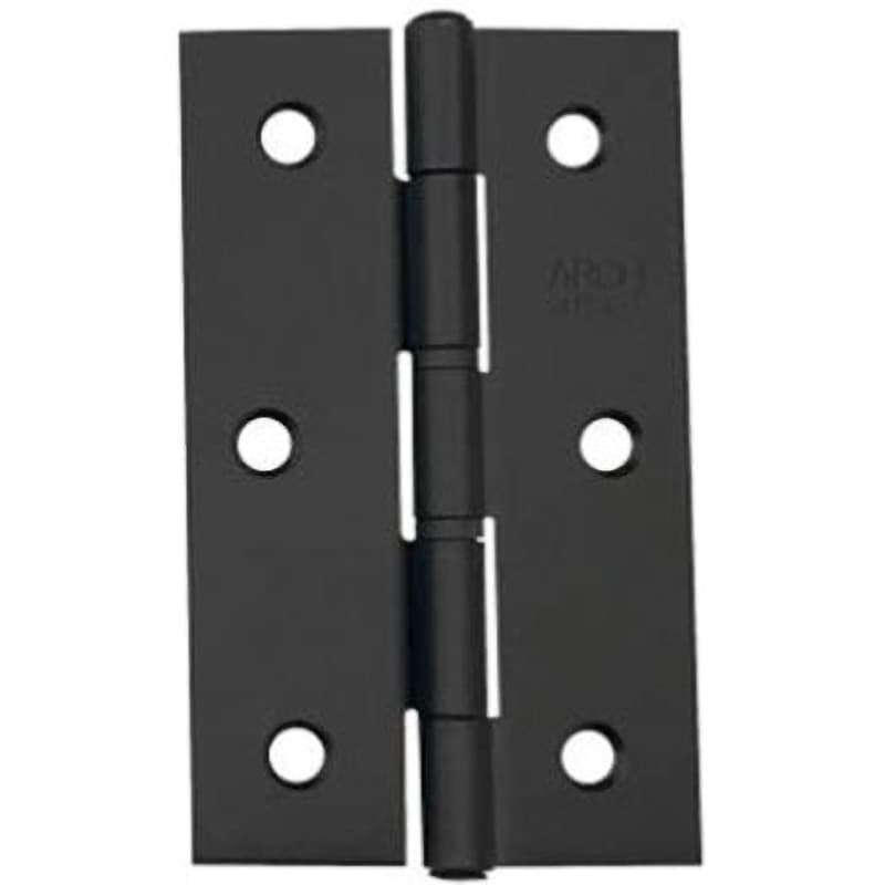 No.4520-76BL No.4520 ステンレス中厚丁番 黒艶消し ニシムラ BL(ブラック) 横46mm縦76mm 1箱(20枚)