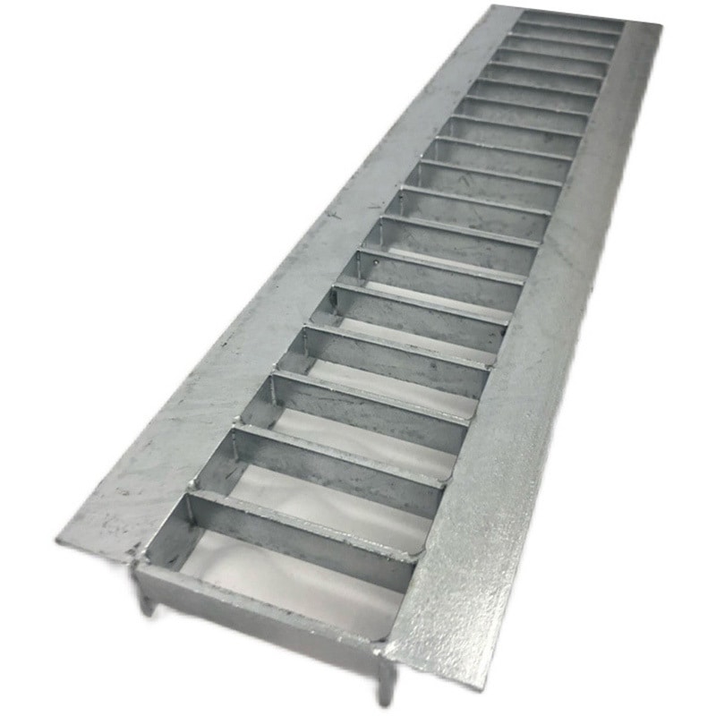 HGU-90-19 L=600 U字溝用グレーチング L600タイプ 鋼板製・溶融亜鉛
