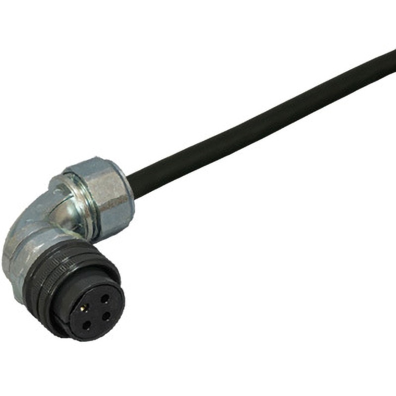 DSVPWS5L-55R-003 三菱電機J3対応電源ケーブル<直結><アングルプラグ><反負荷側><固定> ダイヤトレンド 長さ3m  DSVPWS5L-55R-003
