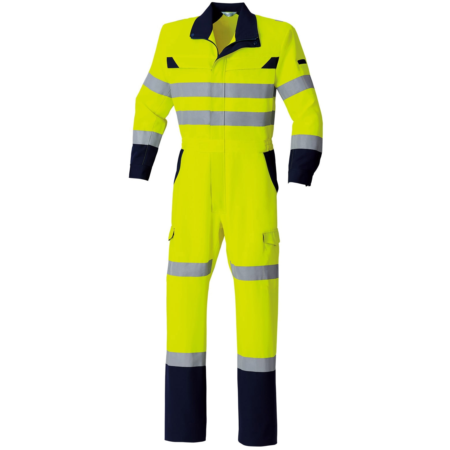 E783 高視認ツナギ E783 Asahicho(旭蝶繊維) 蛍光イエロー色 袖丈62cm