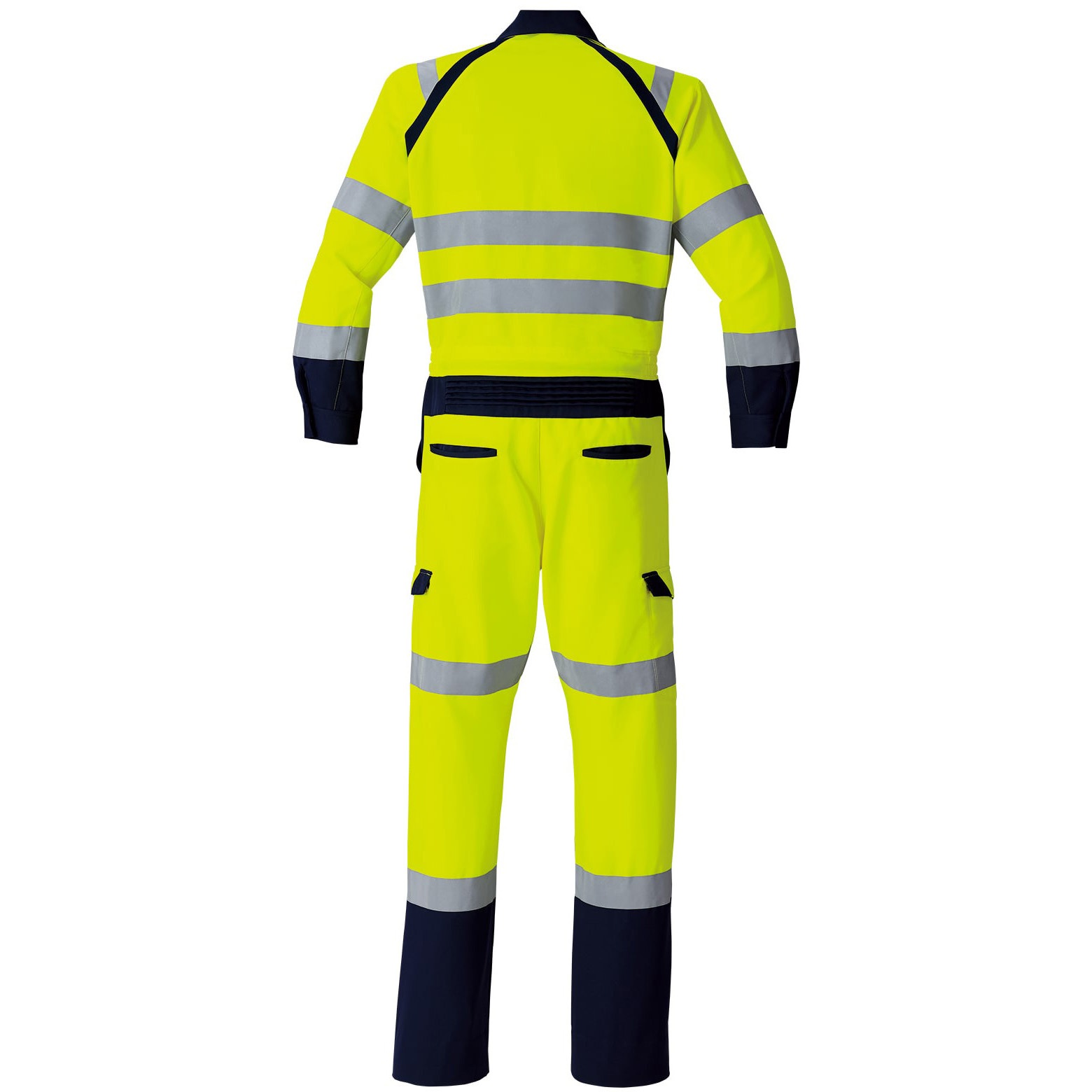 E783 高視認ツナギ E783 Asahicho(旭蝶繊維) 蛍光イエロー色 - 【通販