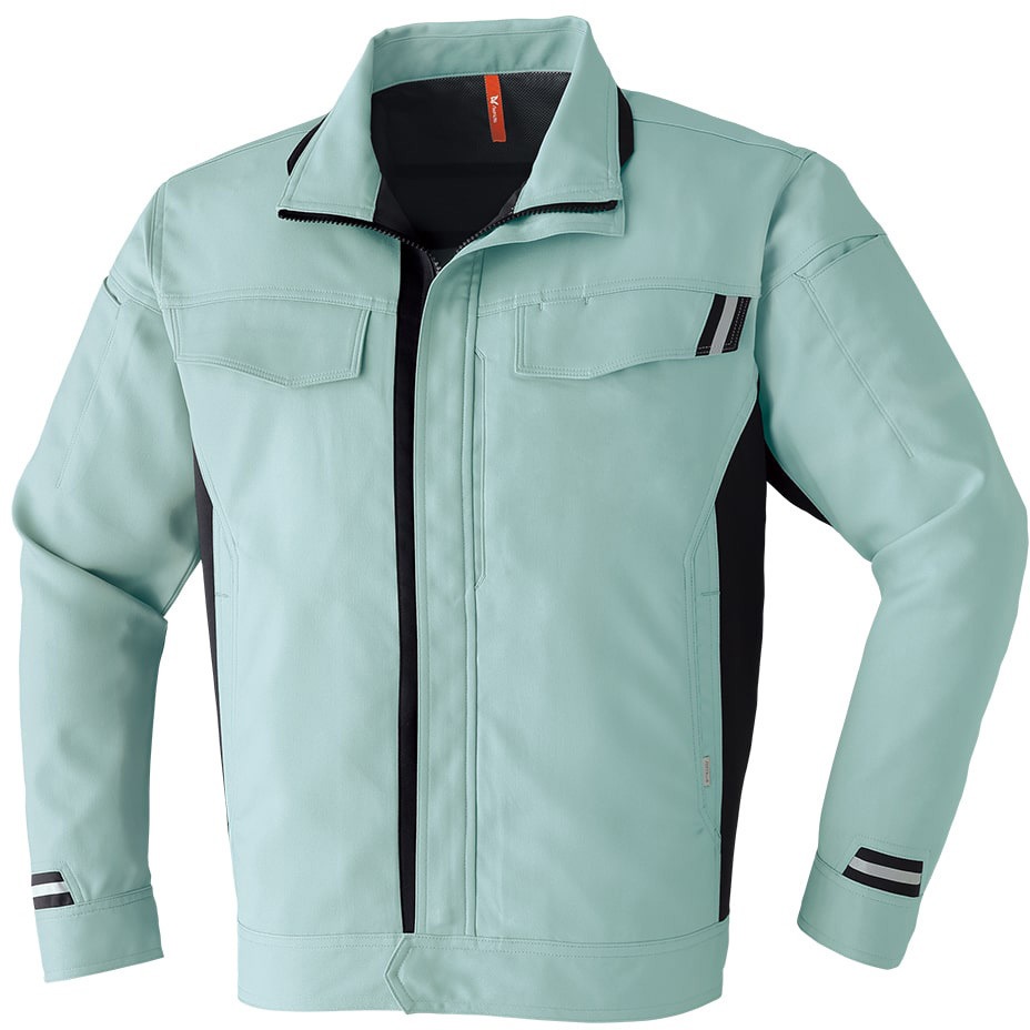 E870 ブルゾン E870 Asahicho(旭蝶繊維) オリーブ色 LL着丈66cm 5,367円