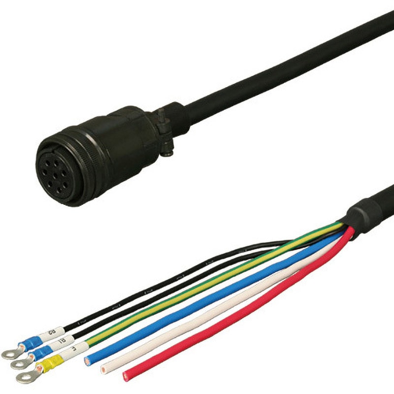 DSVPWS1-35BN-002-E 三菱電機J4/J3対応電源ケーブル電磁ブレーキ付き<直結><ストレートプラグ><可動> ダイヤトレンド 長さ2m  DSVPWS1-35BN-002-E 12,154円