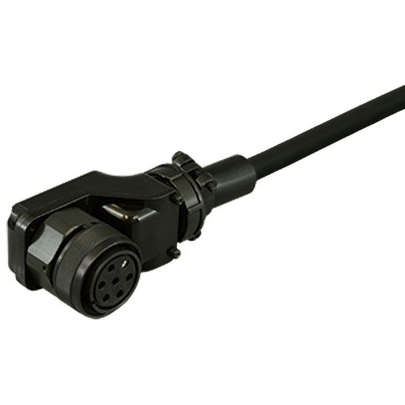 DSVPWS2LL-55BR-005-E 三菱電機J4/J3/J2S対応電源ケーブル電磁ブレーキ付き<直結><低背アングルプラグ><反負荷側><可動> 1本 ダイヤトレンド 【通販モノタロウ】